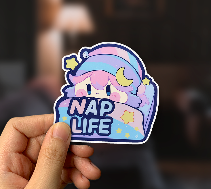 Nap Life Sticker