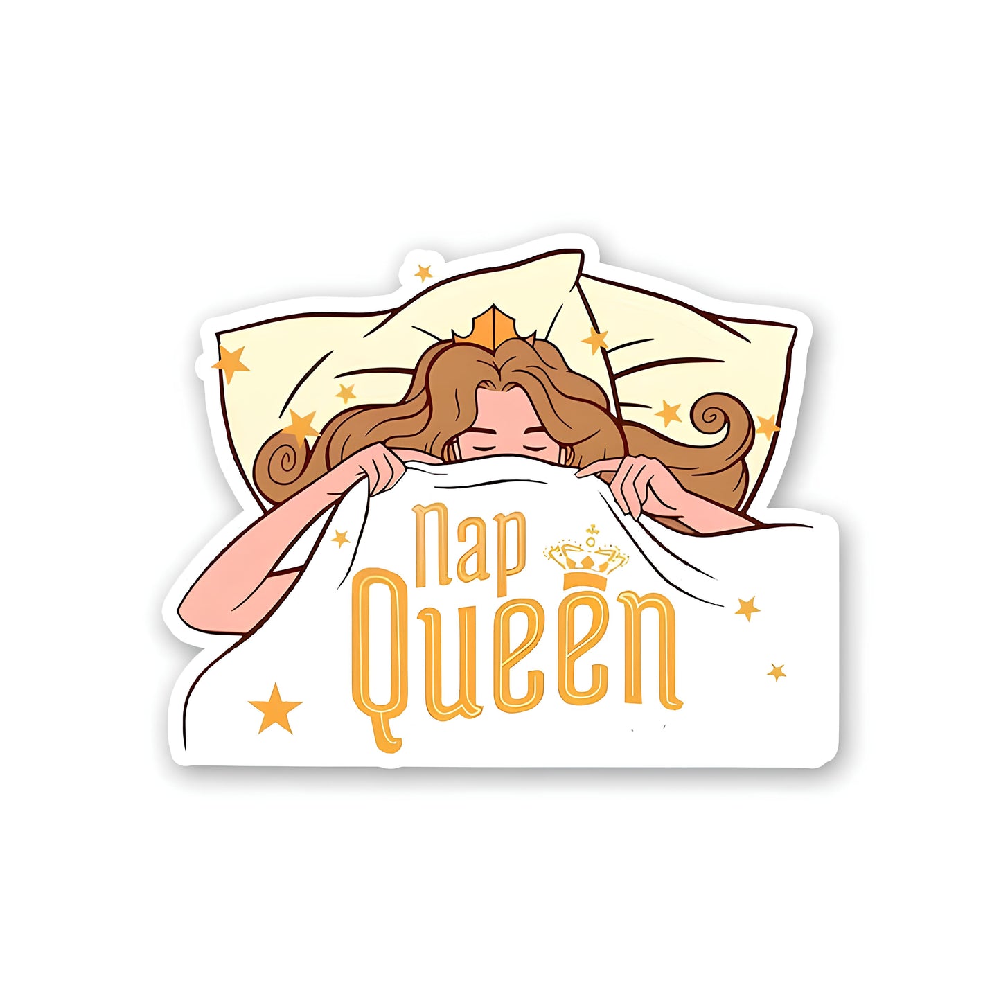 Nap queen sticker