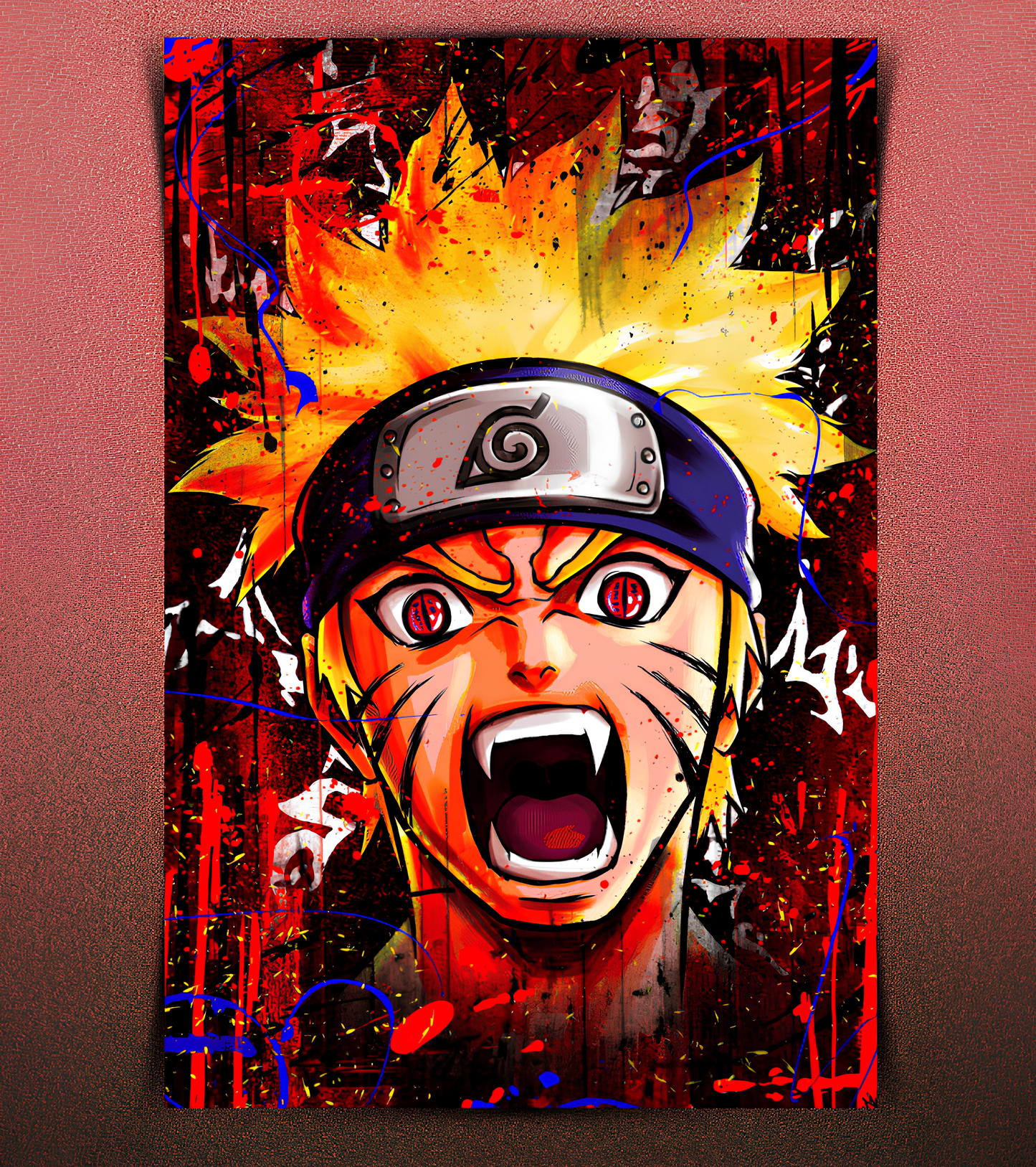 Naruto Abstract Wall Poster