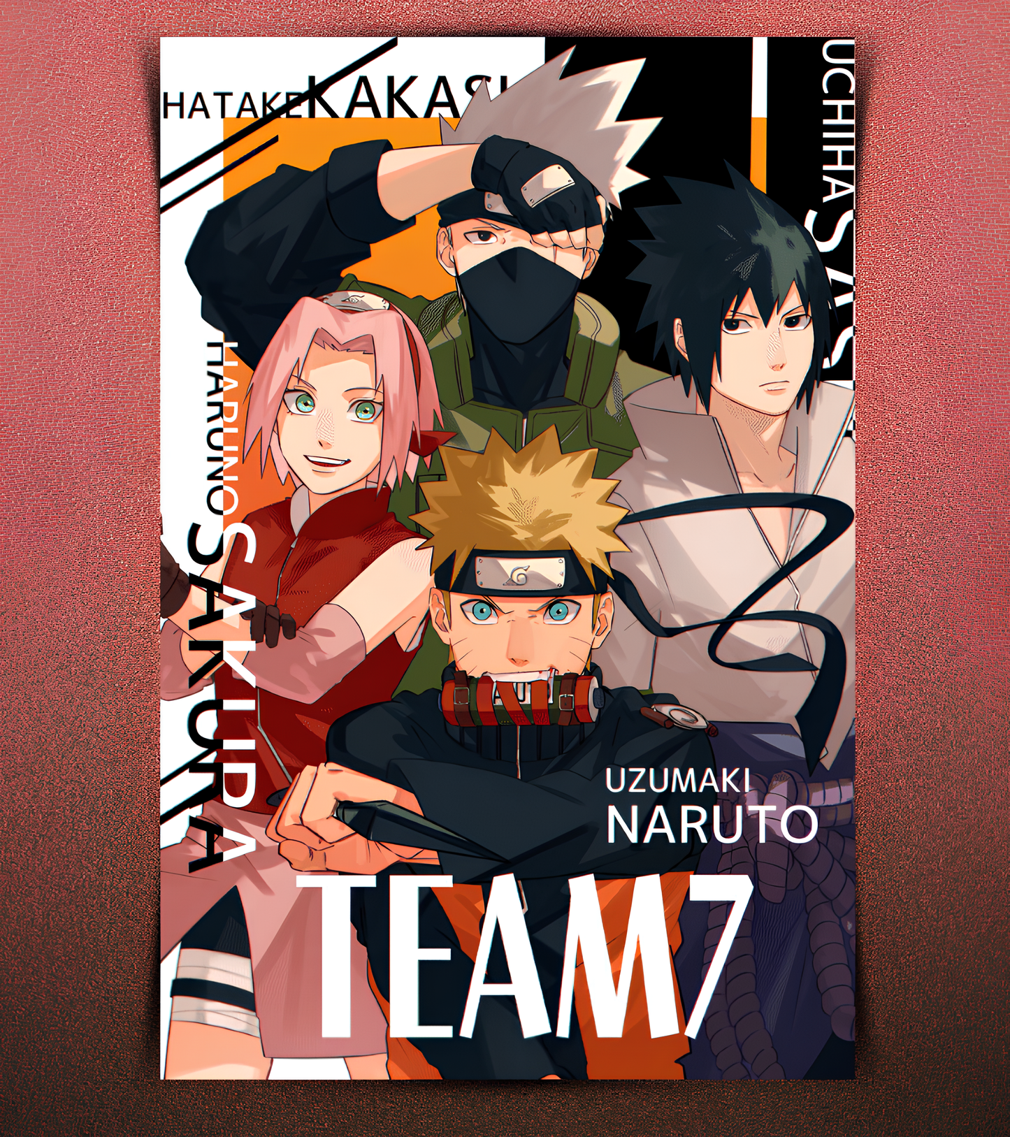 Naruto Team 7 Wall Poster