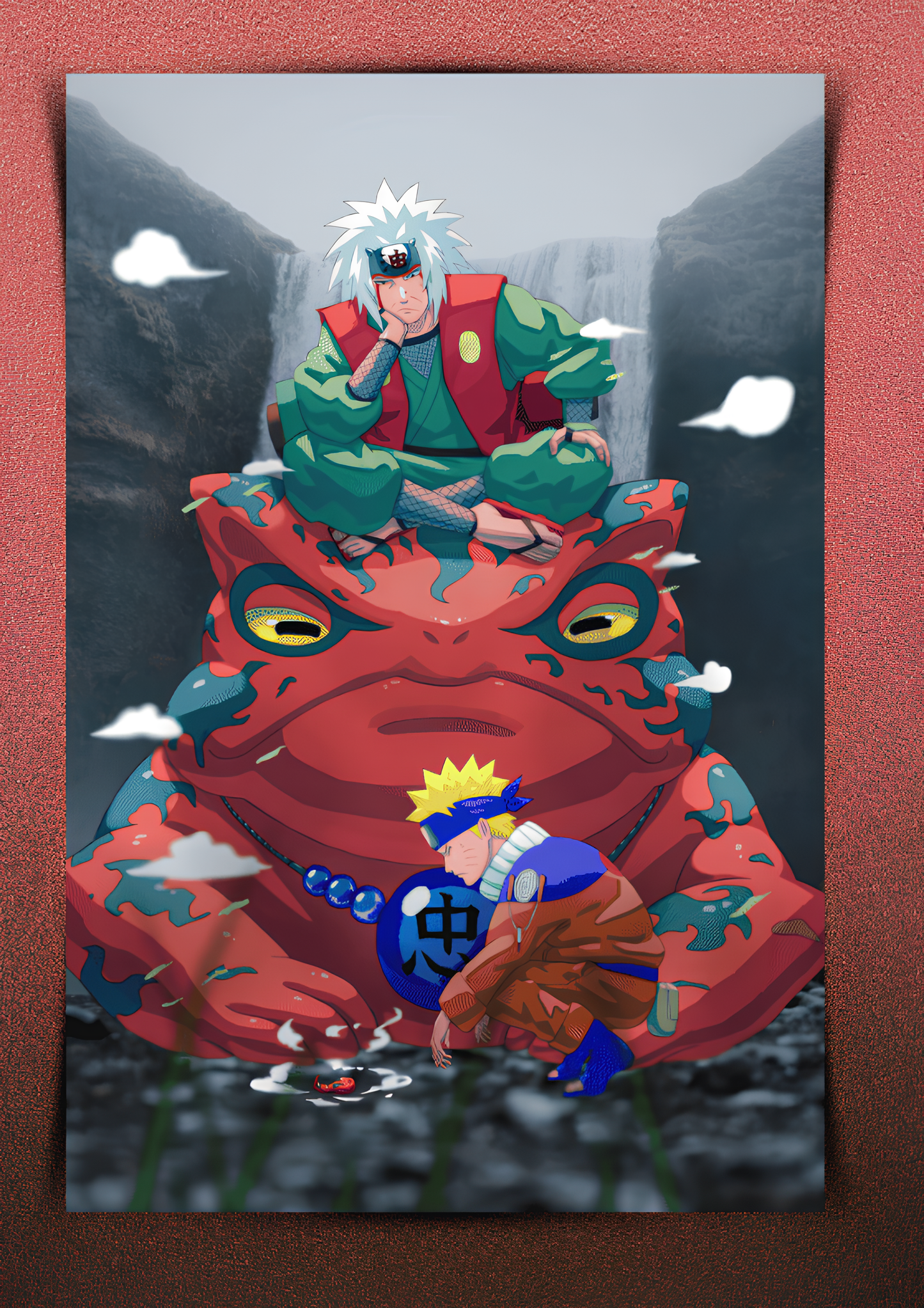 Naruto & Jiraiya Wall Poster