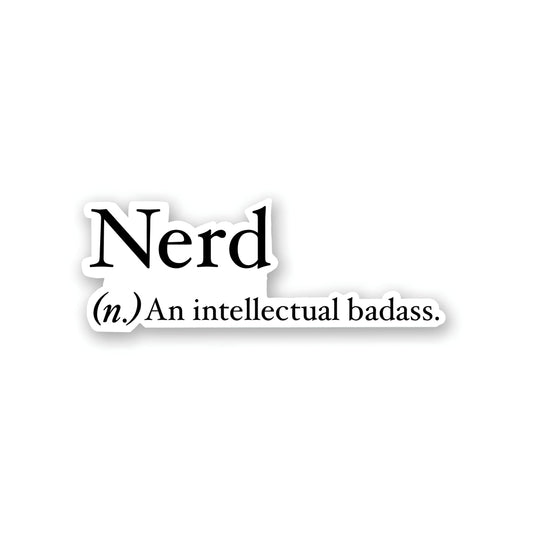 Nerd sticker