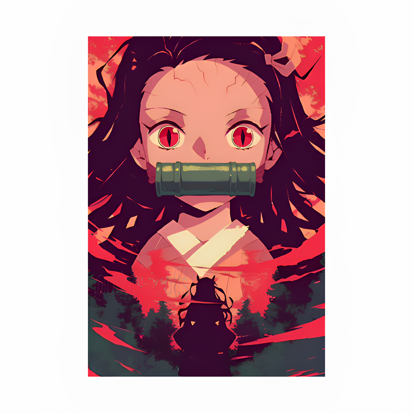 Nezuko Kamado Custom Potrait Poster