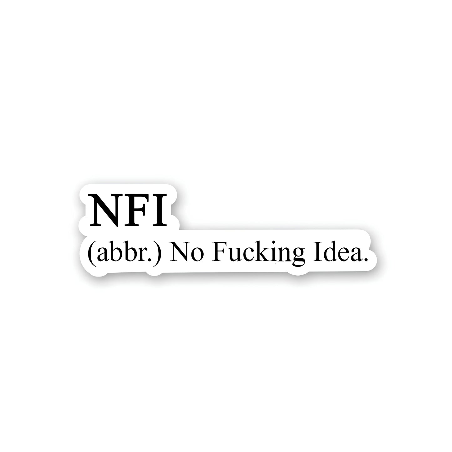 Nfi sticker