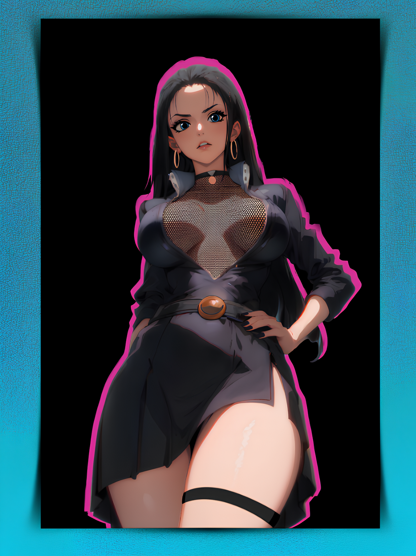 Nico Robin Black BG Wall Poster