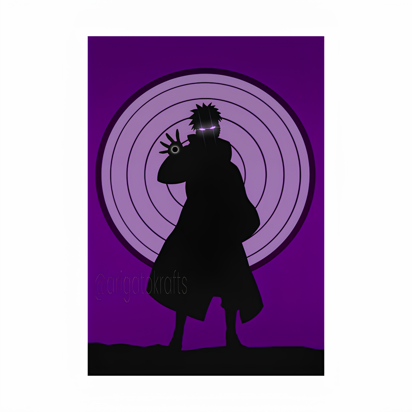 Obito Uchiha Portrait Poster