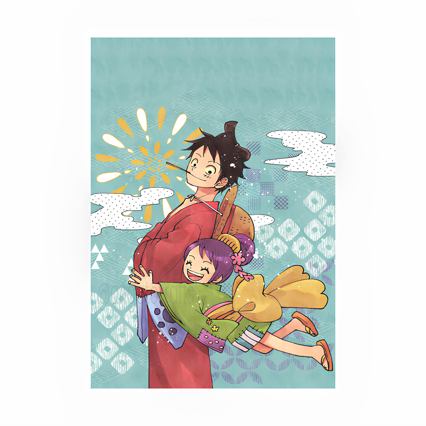 Otama & Luffy Custom Poster