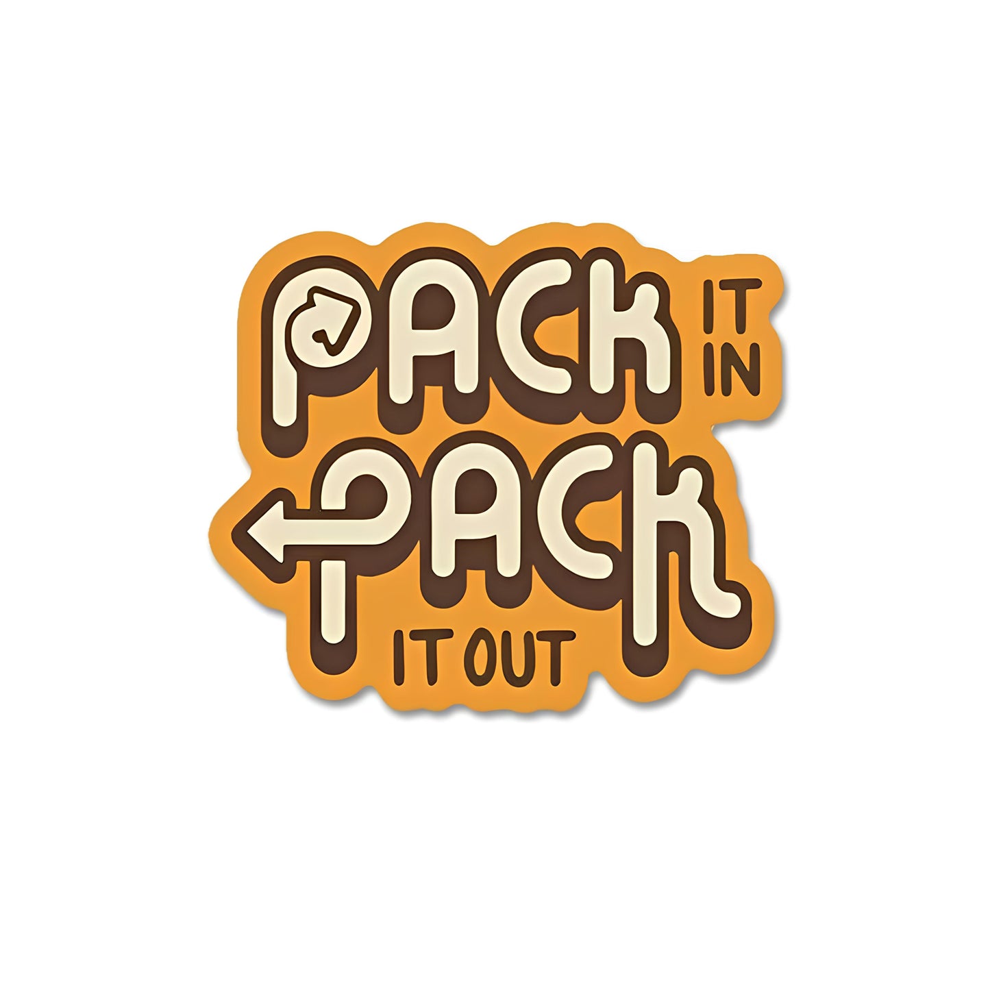 Pack it in pack it out sticker