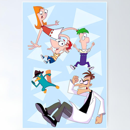 Phineas And Ferb Metal Poster-13