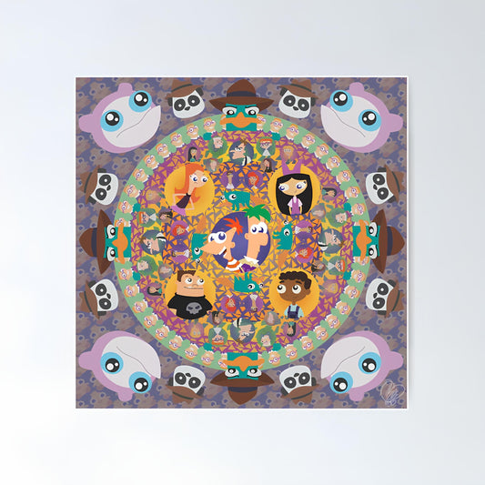 Phineas And Ferb Metal Poster-15