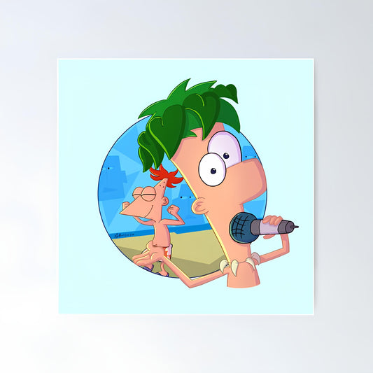 Phineas And Ferb Metal Poster-2