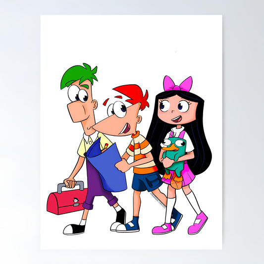 Phineas And Ferb Metal Poster-21