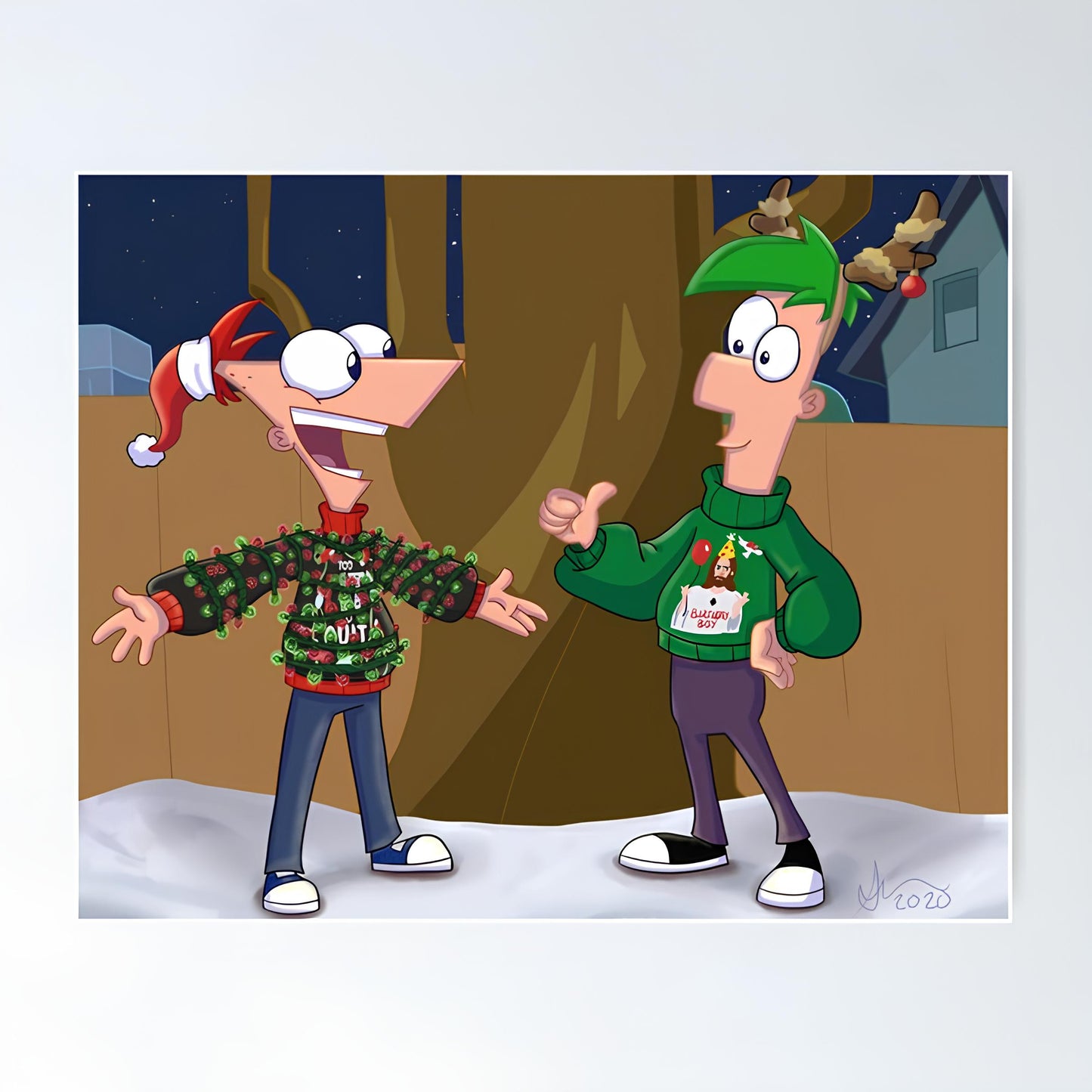 Phineas And Ferb Metal Poster-22