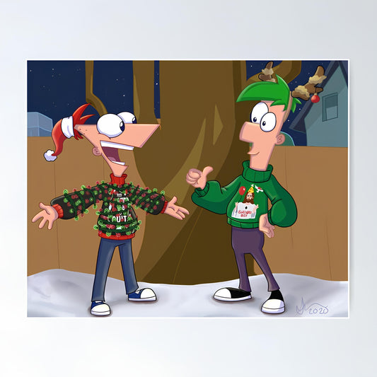 Phineas And Ferb Metal Poster-22