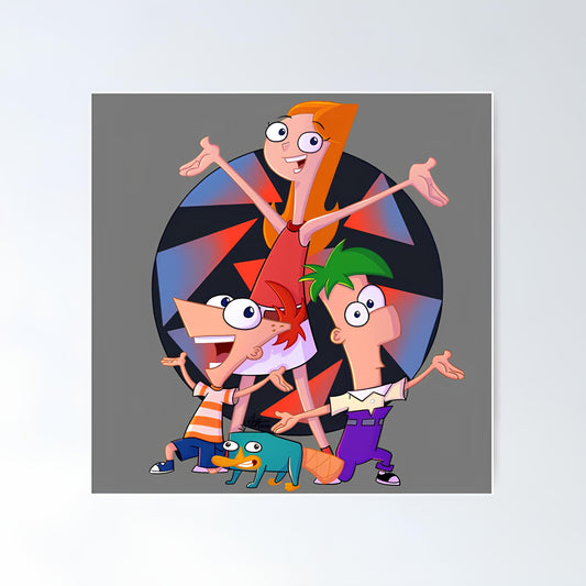 Phineas And Ferb Metal Poster-4