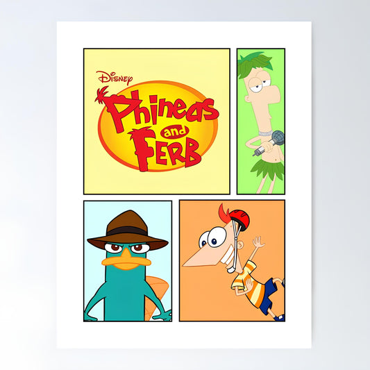 Phineas And Ferb Metal Poster-46