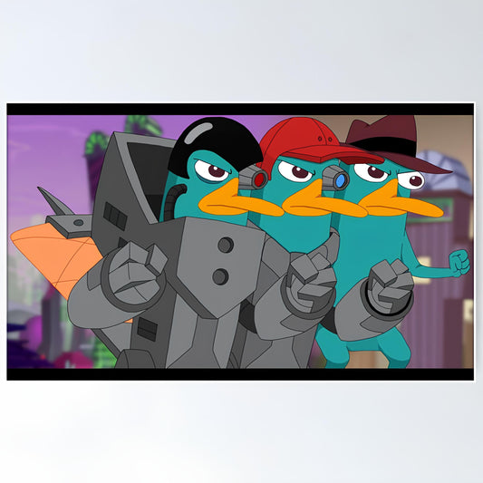 Phineas And Ferb Metal Poster-50