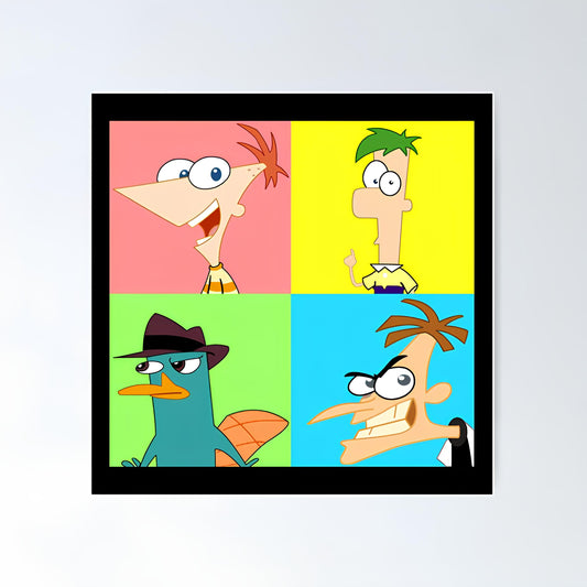 Phineas And Ferb Metal Poster-51