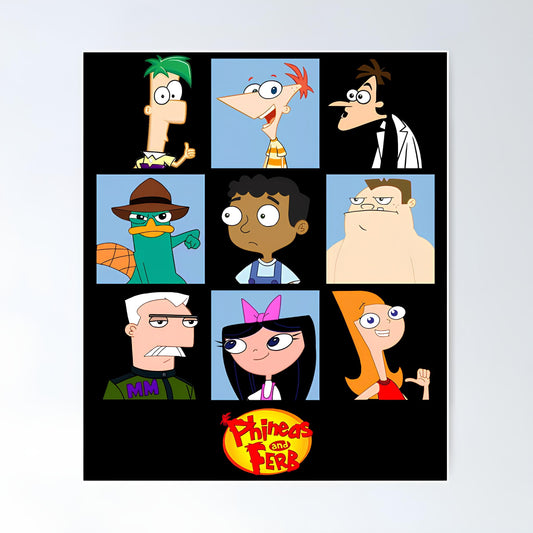 Phineas And Ferb Metal Poster-57