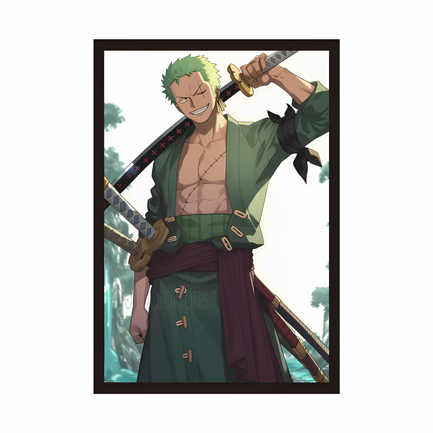 Pirate Hunter Zoro Framed