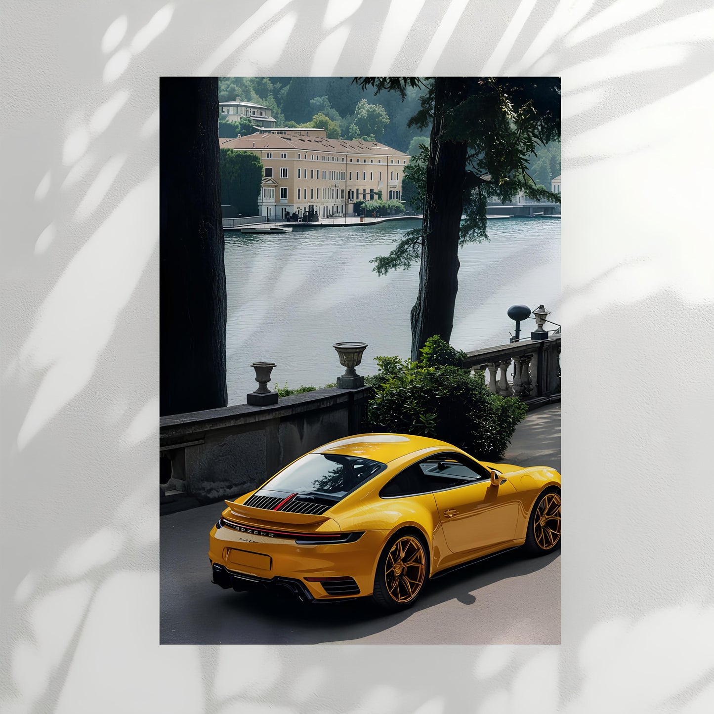 Porsche 911 yellow