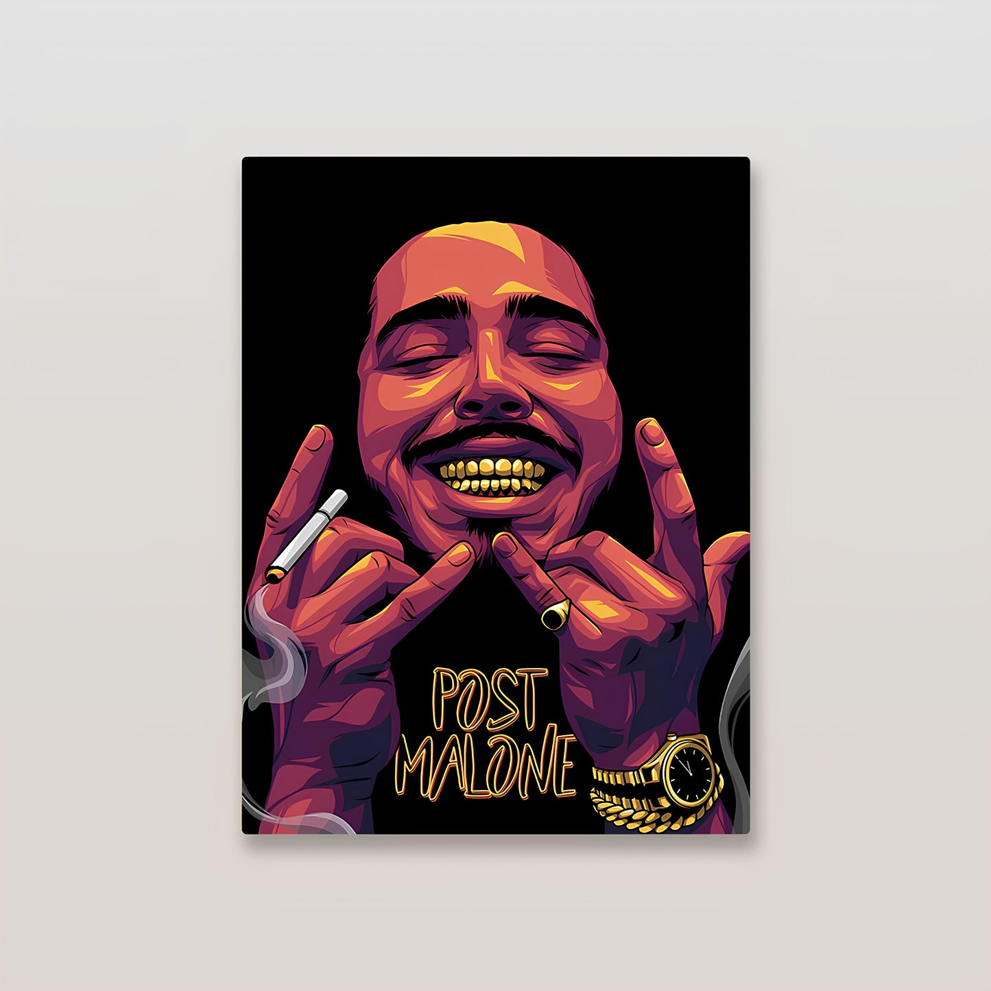 Post Malone Metal Poster