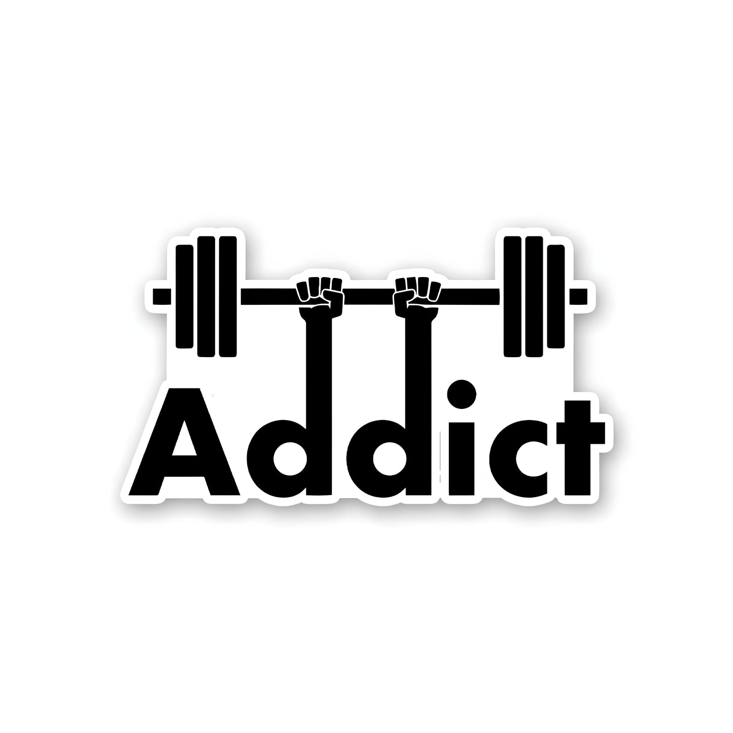 Power addict sticker