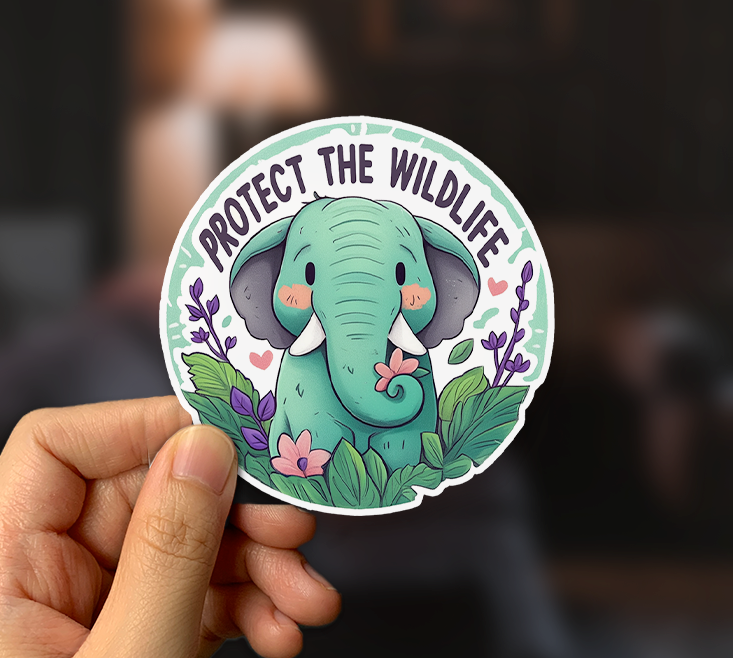 Protect The Wildlife Sticker-2