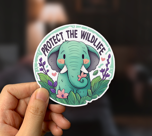 Protect The Wildlife Sticker-2