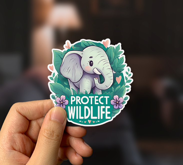 Protect Wildlife Sticker