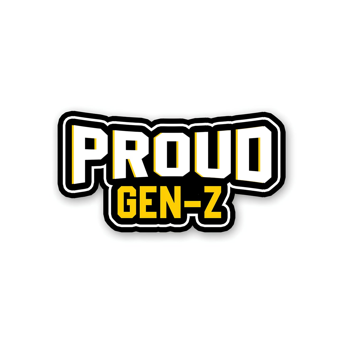 Proud Gen-z sticker