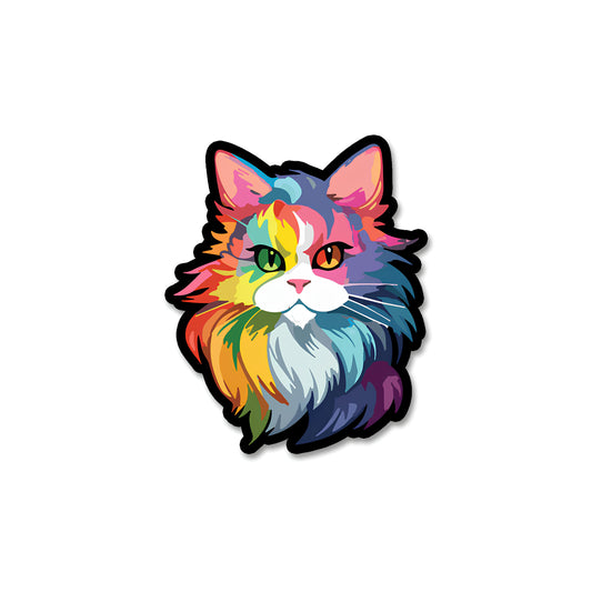 Rainbow cat Sticker