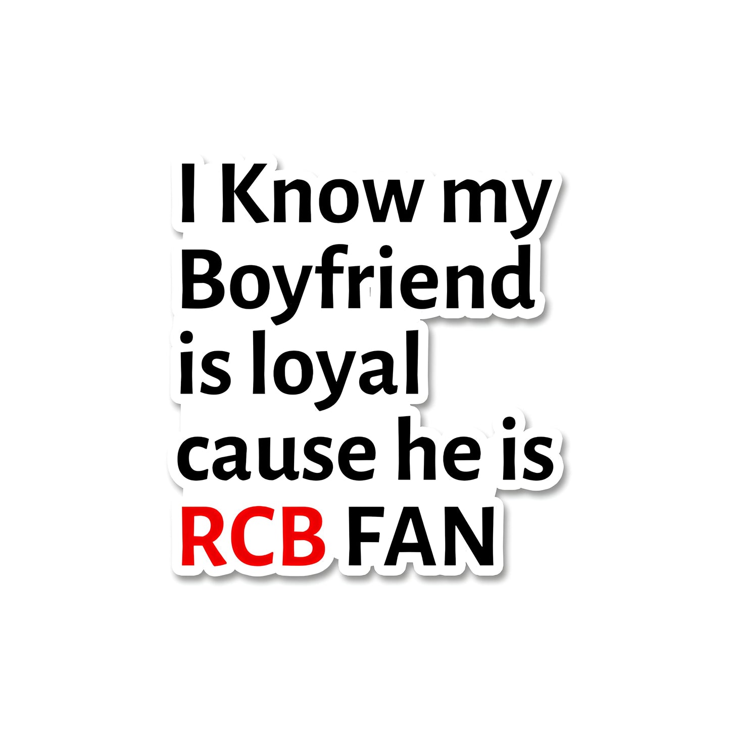 Rcb fan sticker