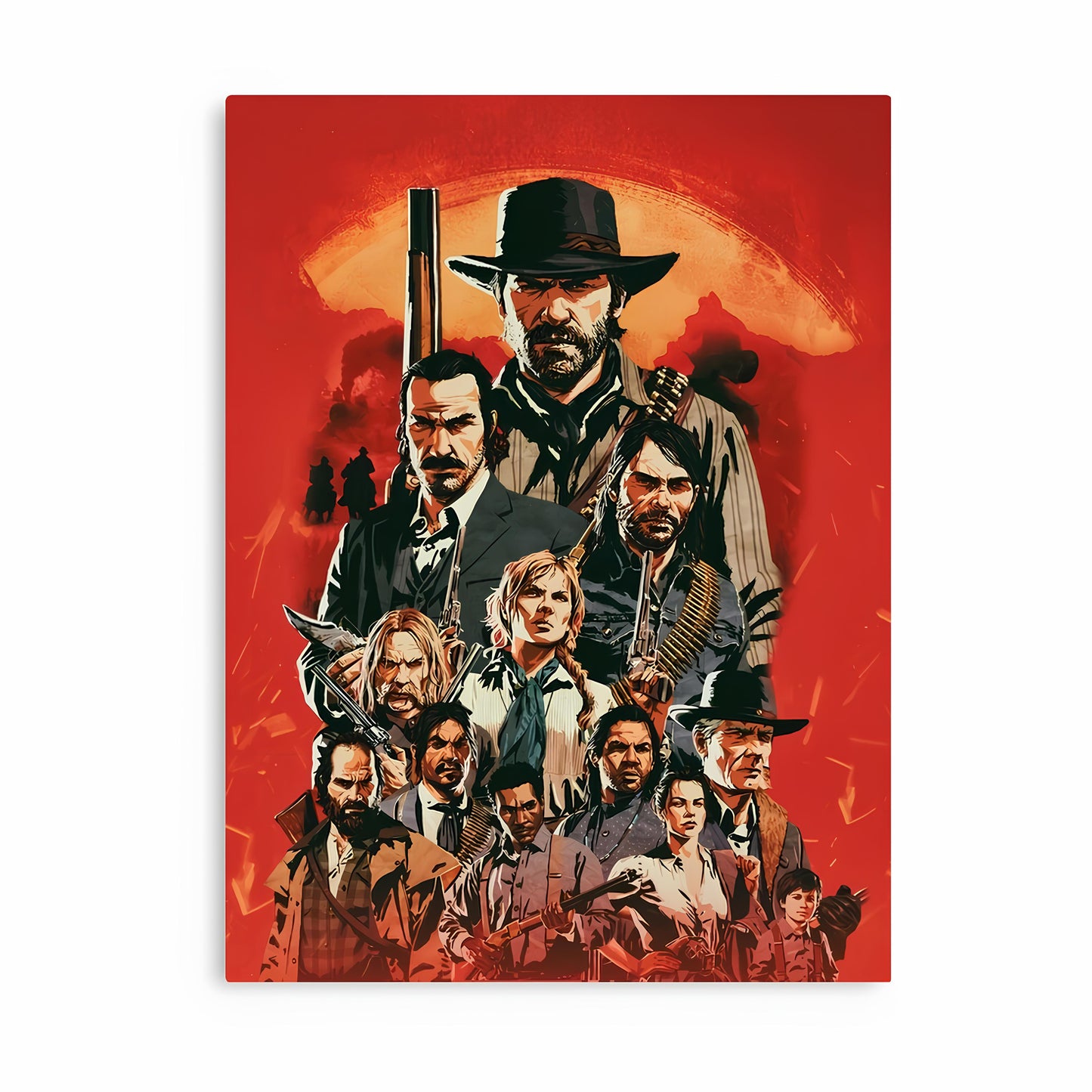 Red Dead Redemption Metal Poster-1