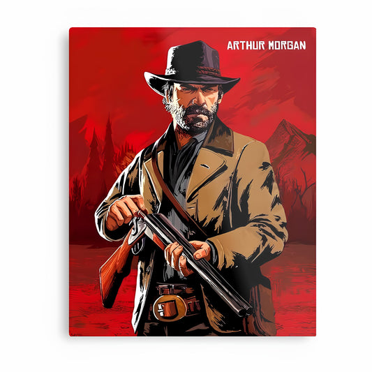 Red Dead Redemption Metal Poster-13