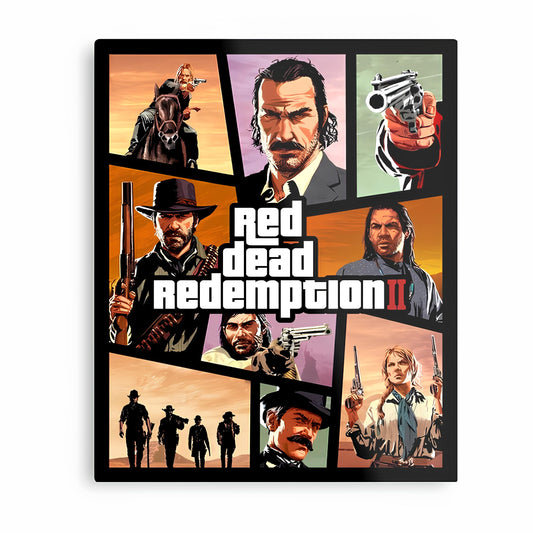 Red Dead Redemption Metal Poster-15