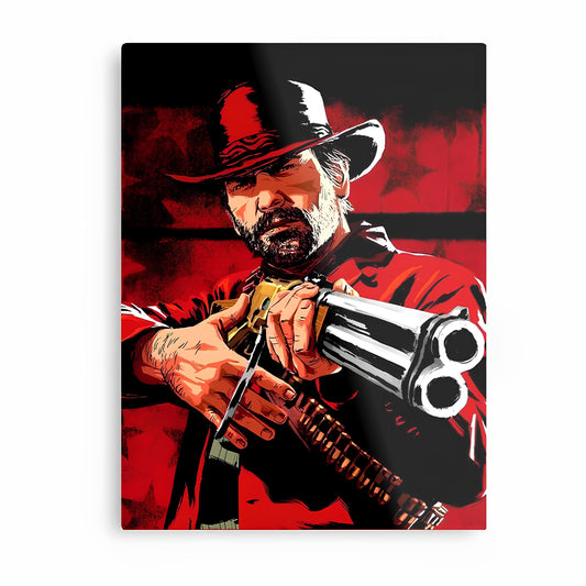 Red Dead Redemption Metal Poster-16
