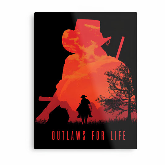 Red Dead Redemption Metal Poster-21