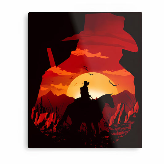 Red Dead Redemption Metal Poster-24