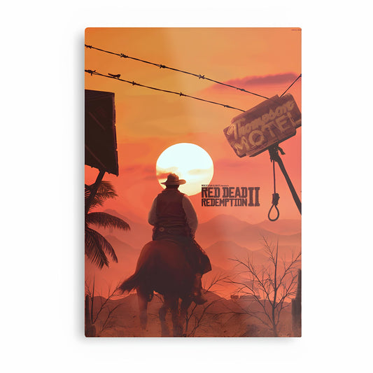 Red Dead Redemption Metal Poster-33