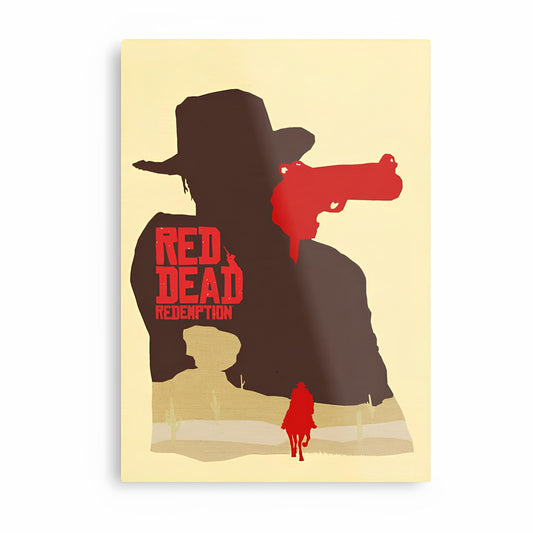 Red Dead Redemption Metal Poster-34