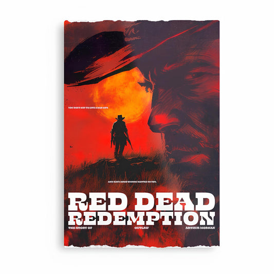 Red Dead Redemption Metal Poster-36