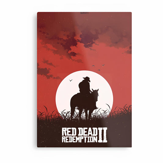 Red Dead Redemption Metal Poster-39