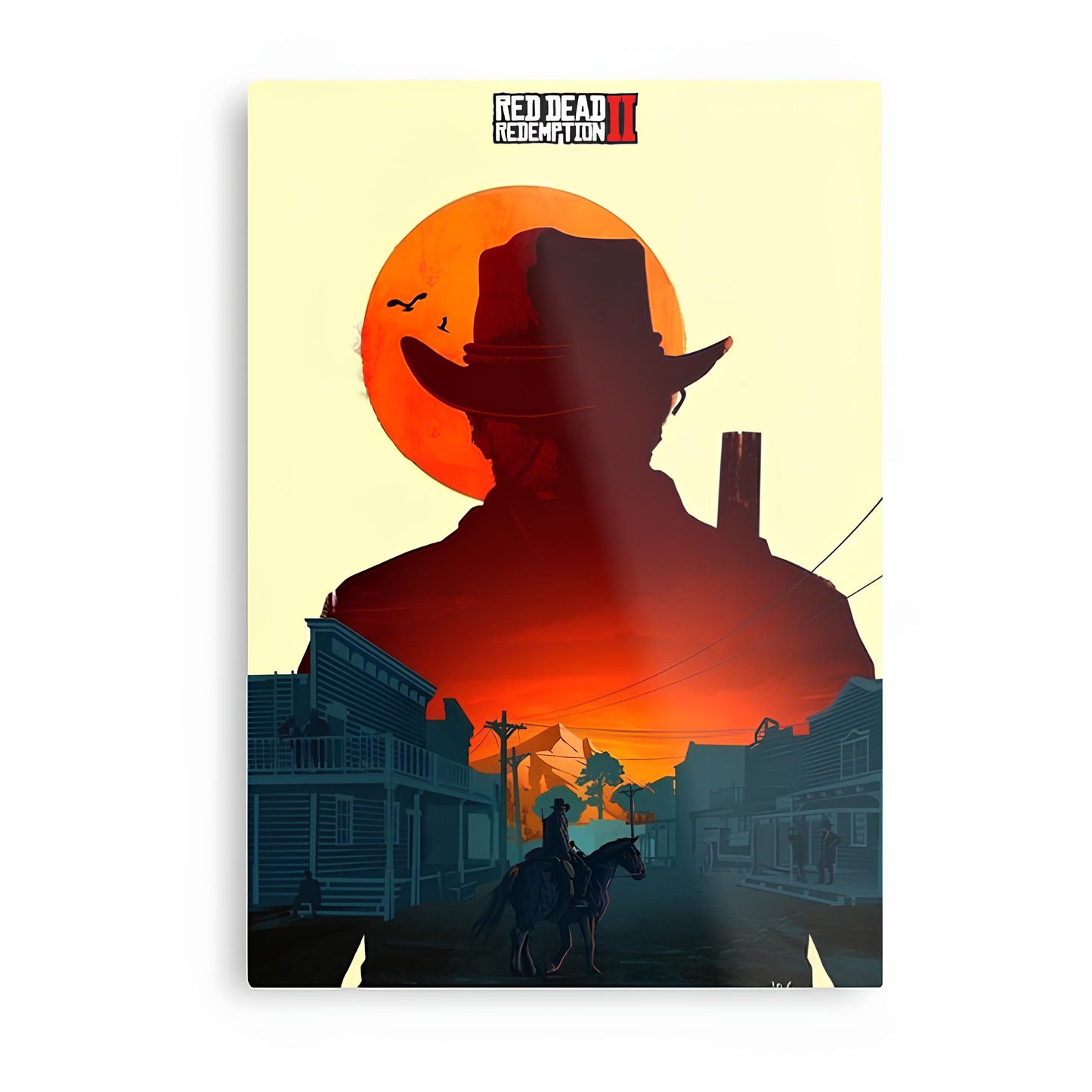 Red Dead Redemption Metal Poster-41