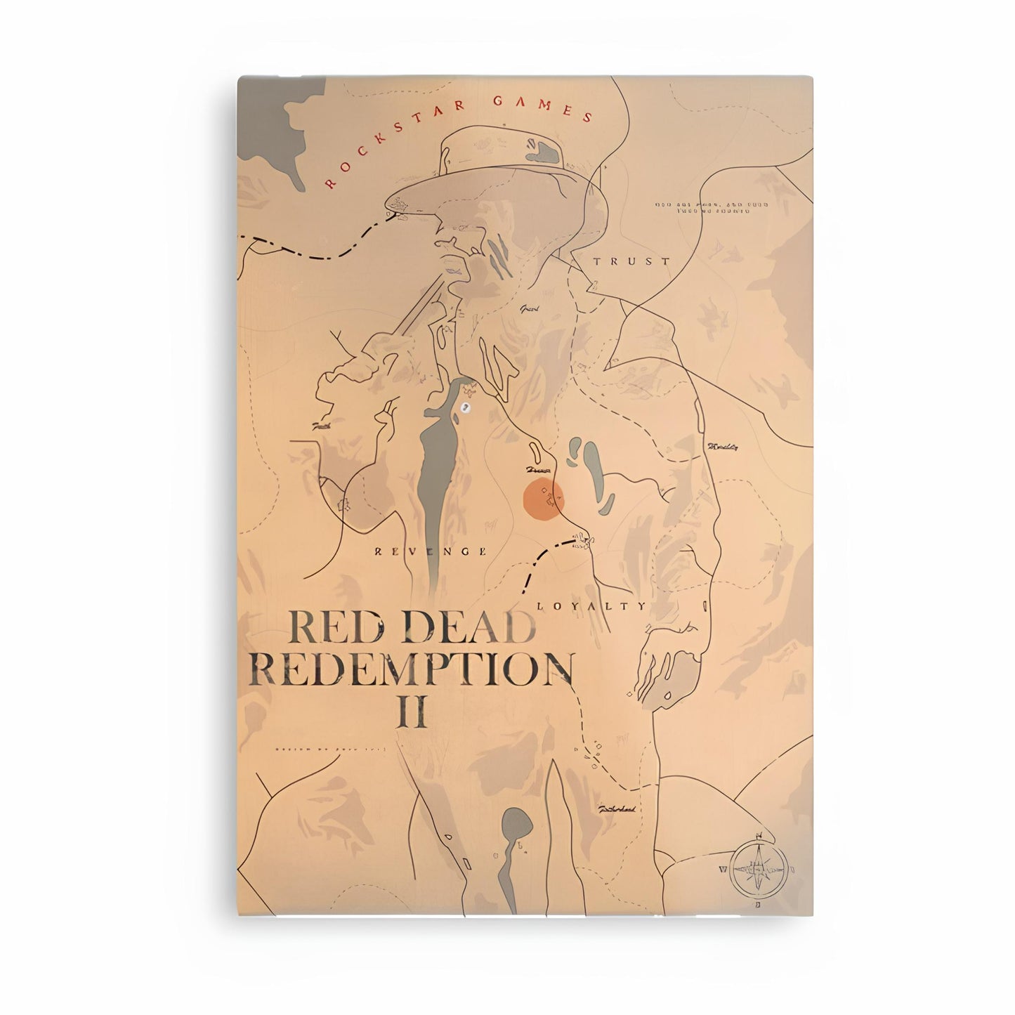 Red Dead Redemption Metal Poster-44