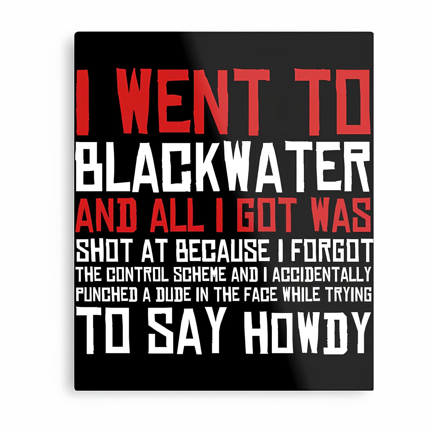 Red Dead Redemption Metal Poster-70