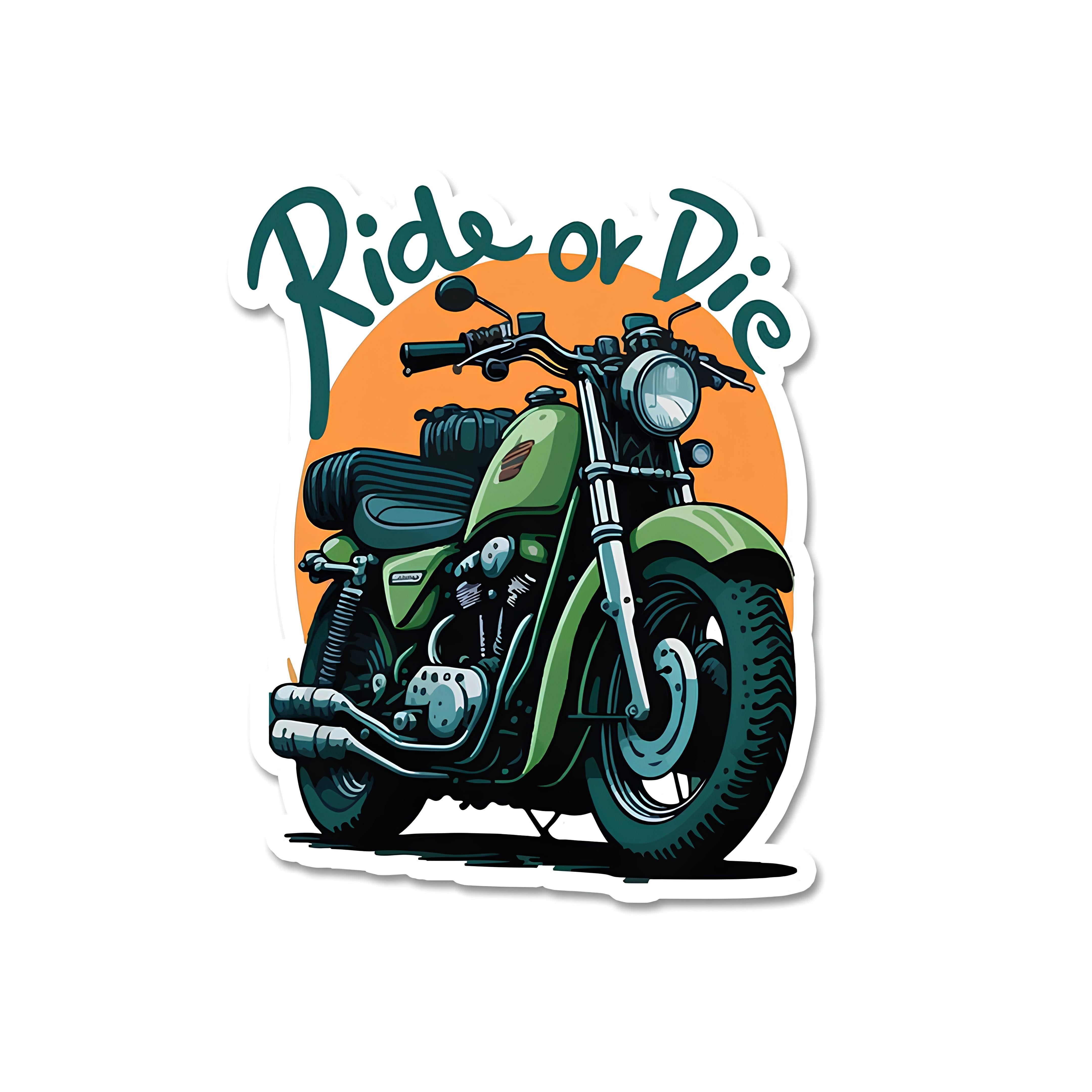 Reedy Rides Stickers Ride or die sticker – Inkyprinty.in