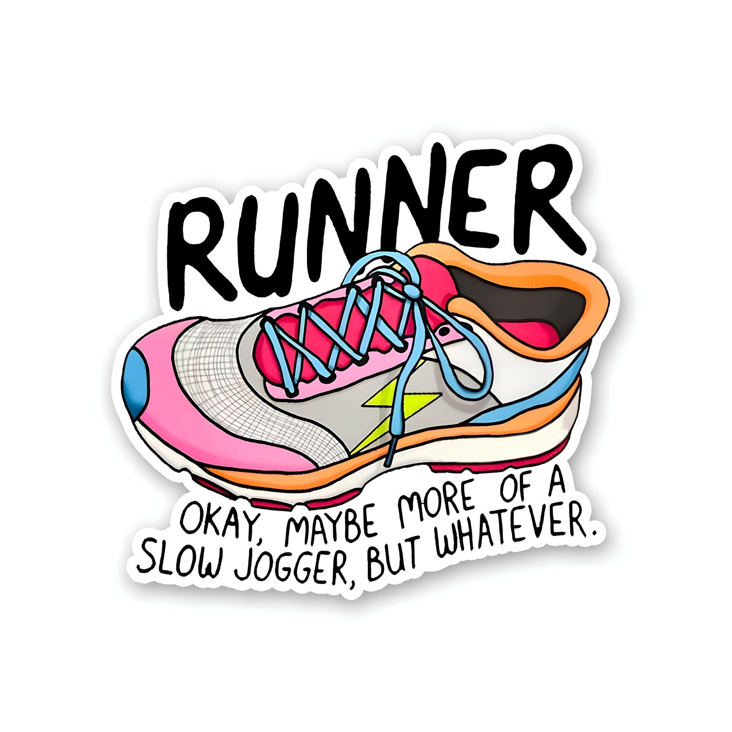 Runner sticker