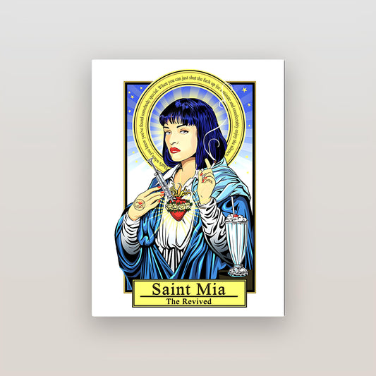 Saint Mia Metal Poster