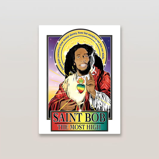 Saint bob Metal Poster